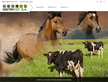 Tablet Screenshot of distrivet.com