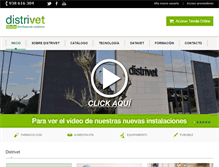 Tablet Screenshot of distrivet.es